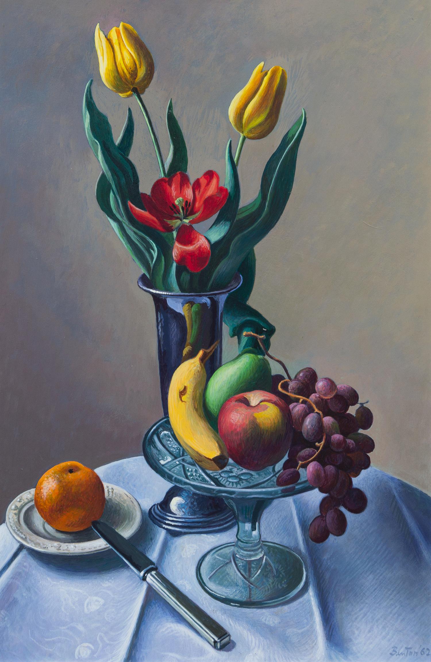 Thomas Hart Benton, (American, 1889 - 1975), Still Life, 1962