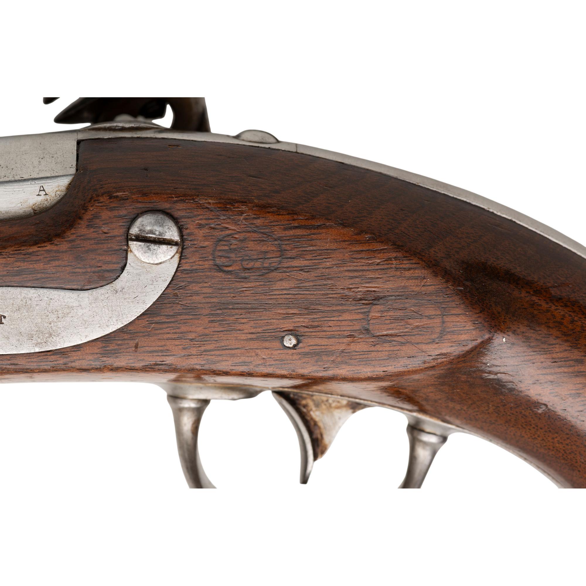 US Model 1836 Flintlock Pistol by Waters