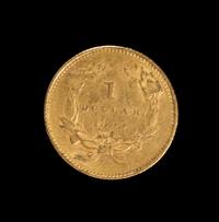 A United States 1855 Indian Princess: Type 2 $1 Gold Coin