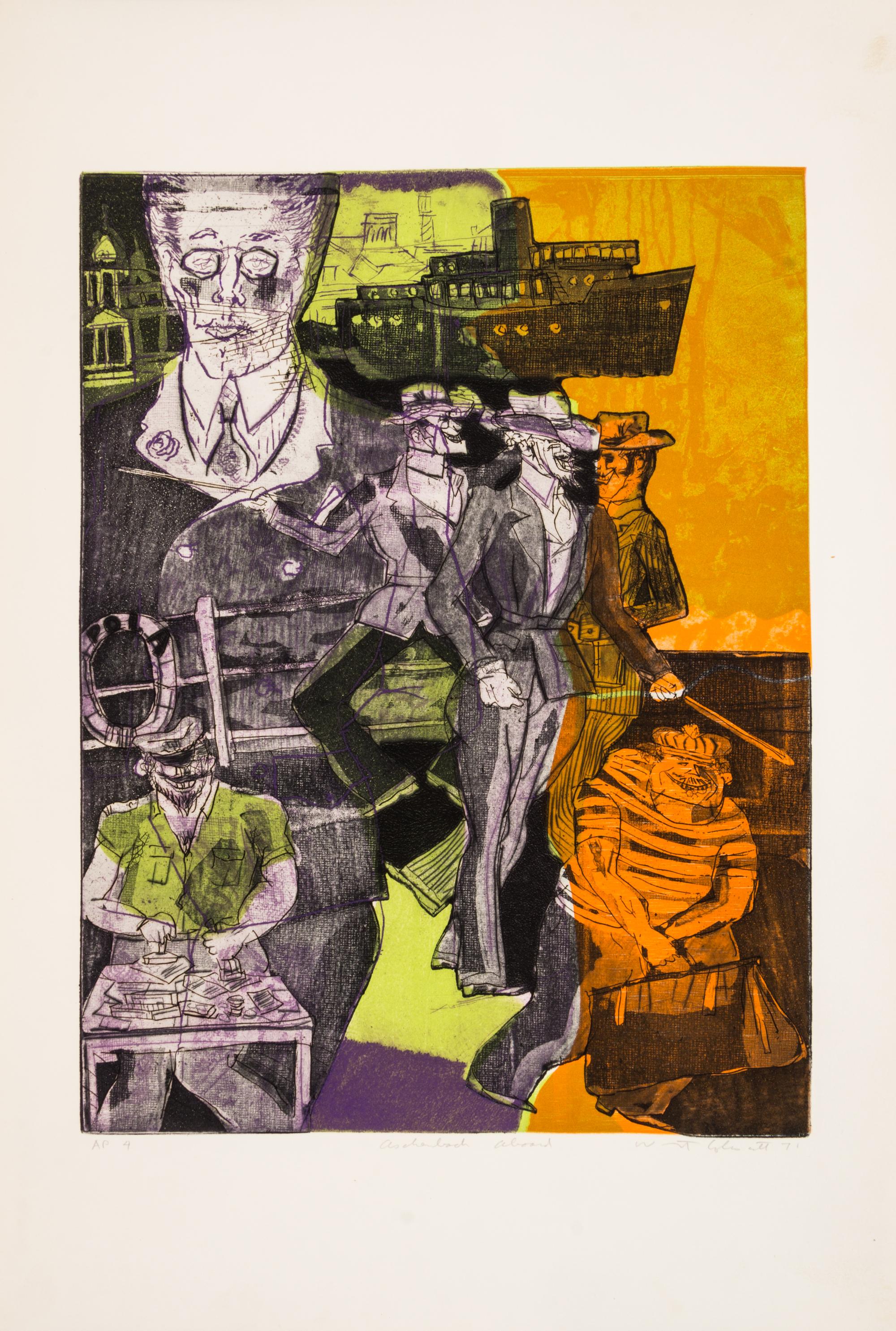 (AQUARIUS PRESS) MANN, THOMAS. Death in Venice. NY, 1971. One of 10 artist's proofs copies. With 10 original color etchings.