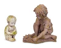 Two Composition Garden Figures