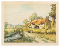 Manuel Robbe, (French, 1872-1936), Untitled (a group of three prints)