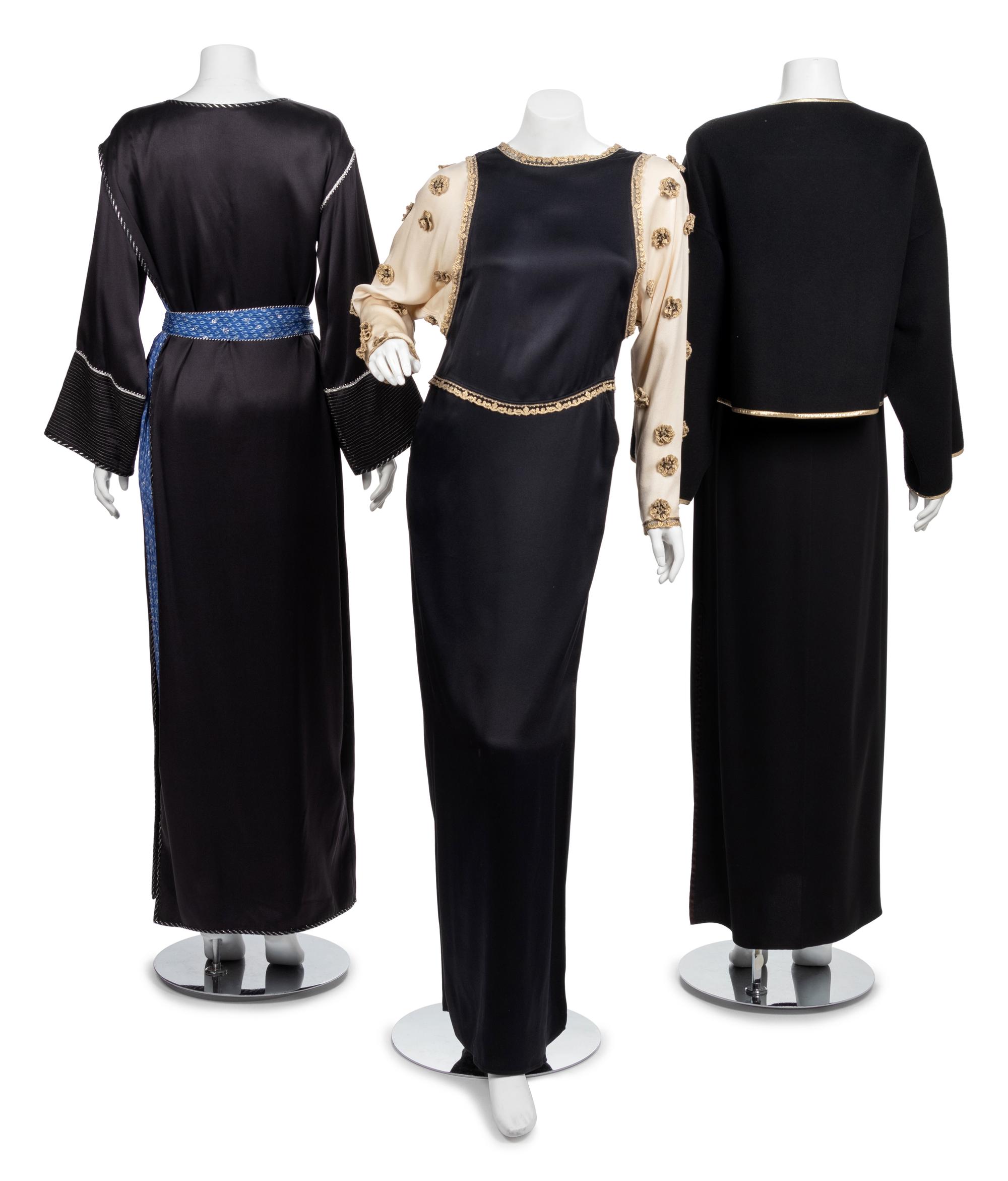 Three Geoffrey Beene Dresses, 1980s