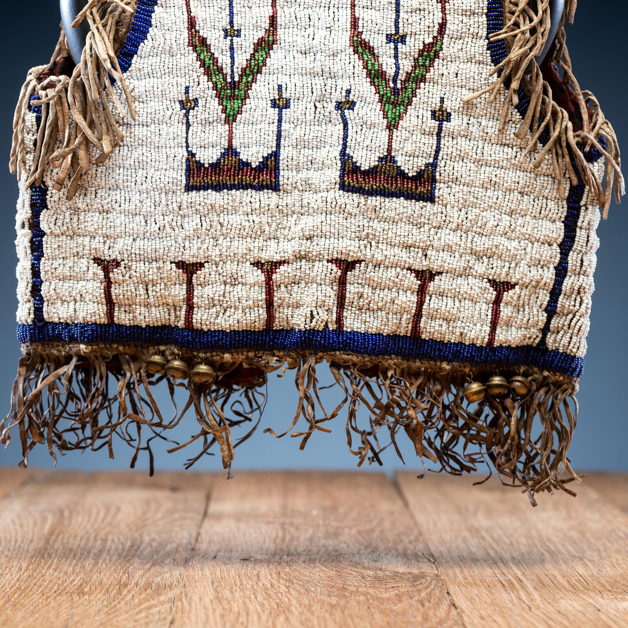 Sioux Child's Beaded Hide Vest