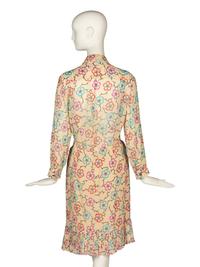 Chanel Floral Silk Ensemble
