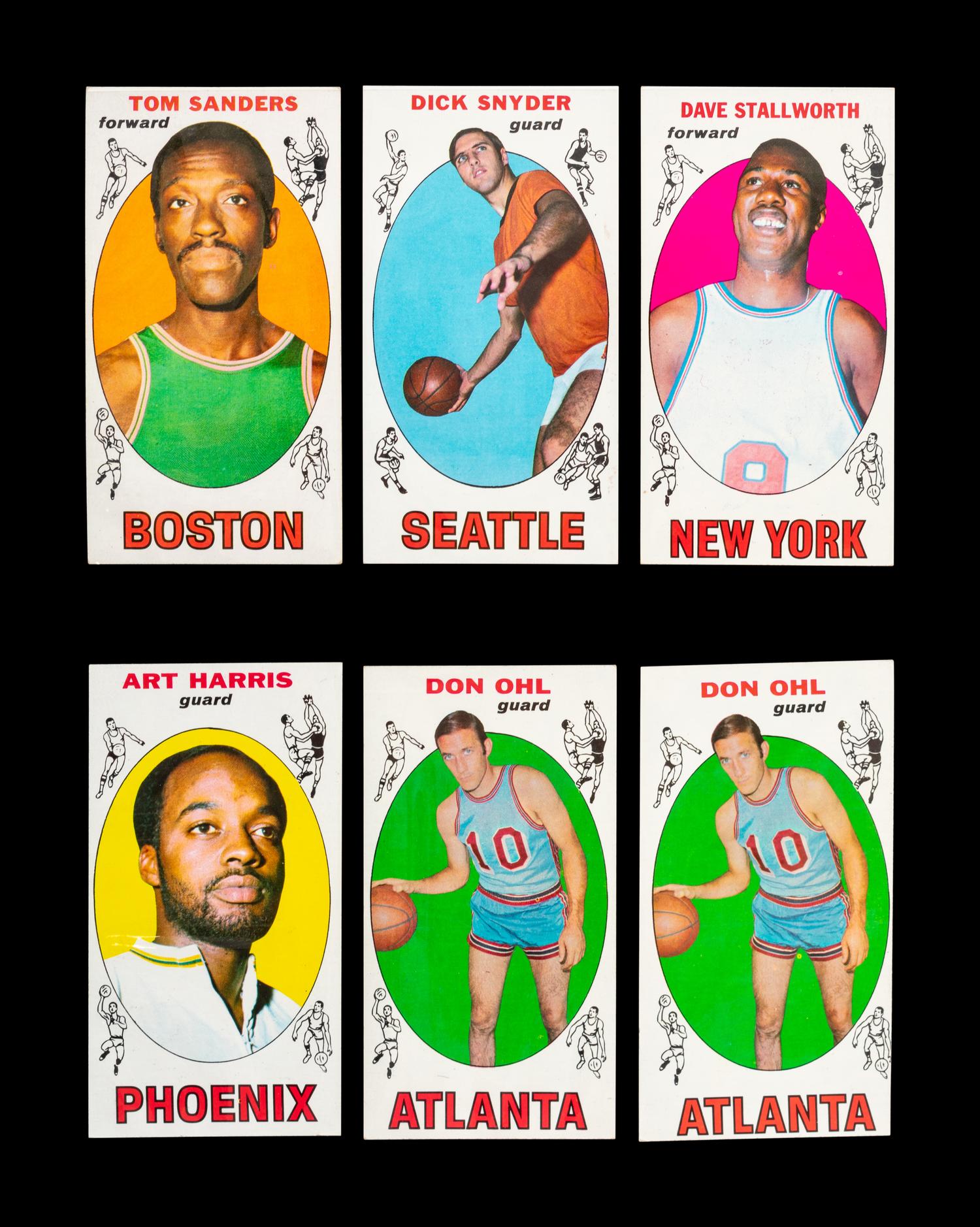A Group of 93 Assorted 1969-70 Topps Basketball Cards,