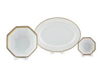 A Fitz and Floyd Porcelain Dinner Service