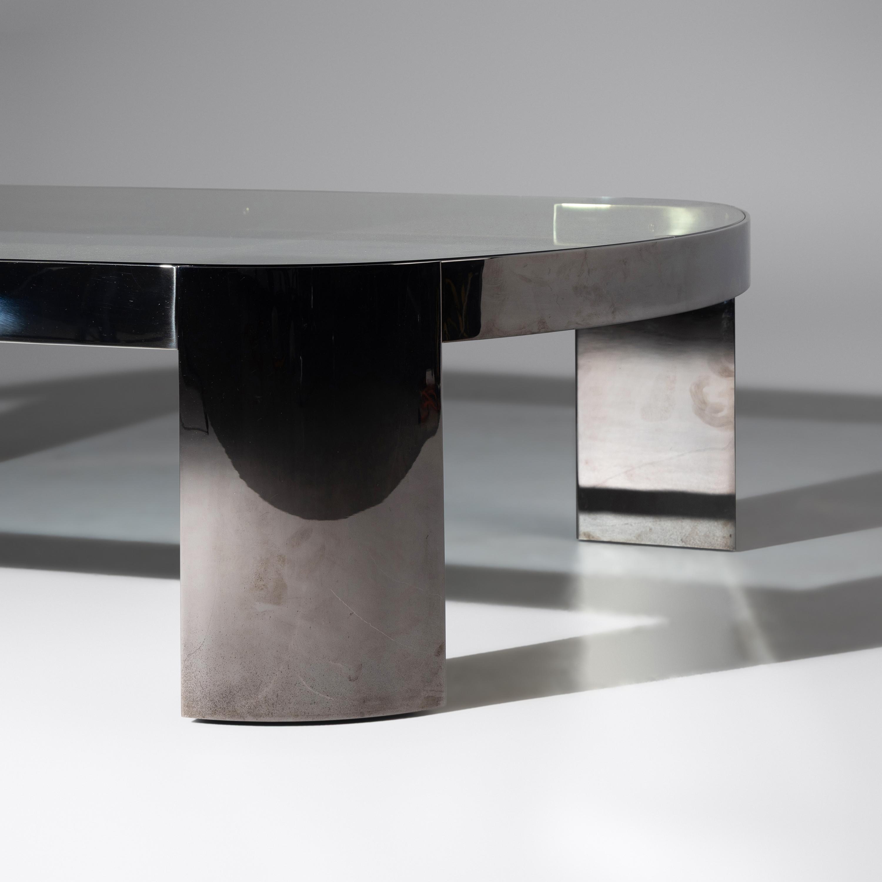 Karl Springer (German-American, 1931–1991) — Banker Coffee Table