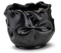 Small pottery bowl george ohr (1857-1918), biloxi, ms, circa 1900