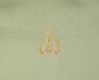 Four Scalamandré Ice Blue and Champagne Silk Pillows — 20th Century