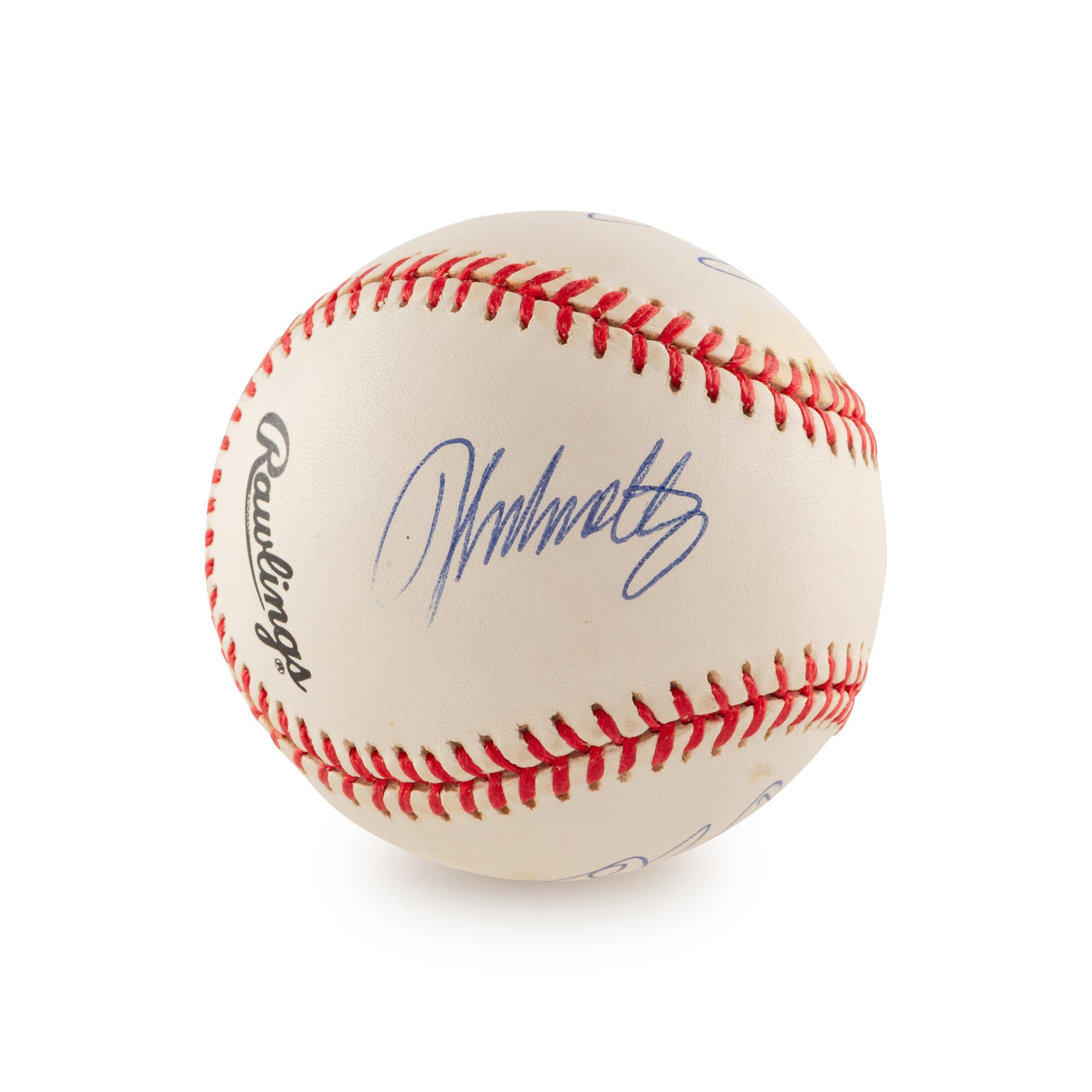 An Atlanta Braves Four Aces (Glavine, Maddux, Neagle, Smoltz) Signed Autograph Baseball (Beckett Authentication Services)