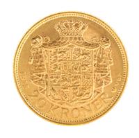 Kingdom of Denmark (1915 CE), Gold 10 Kroner — Gold 10 Kroner