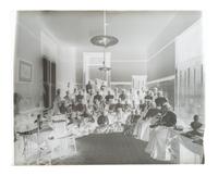 [EDUCATION]. 10 large format glass negatives featuring students at Wilberforce University.