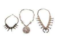 Navajo Silver and Turquoise Necklaces