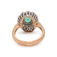 EMERALD AND DIAMOND SET