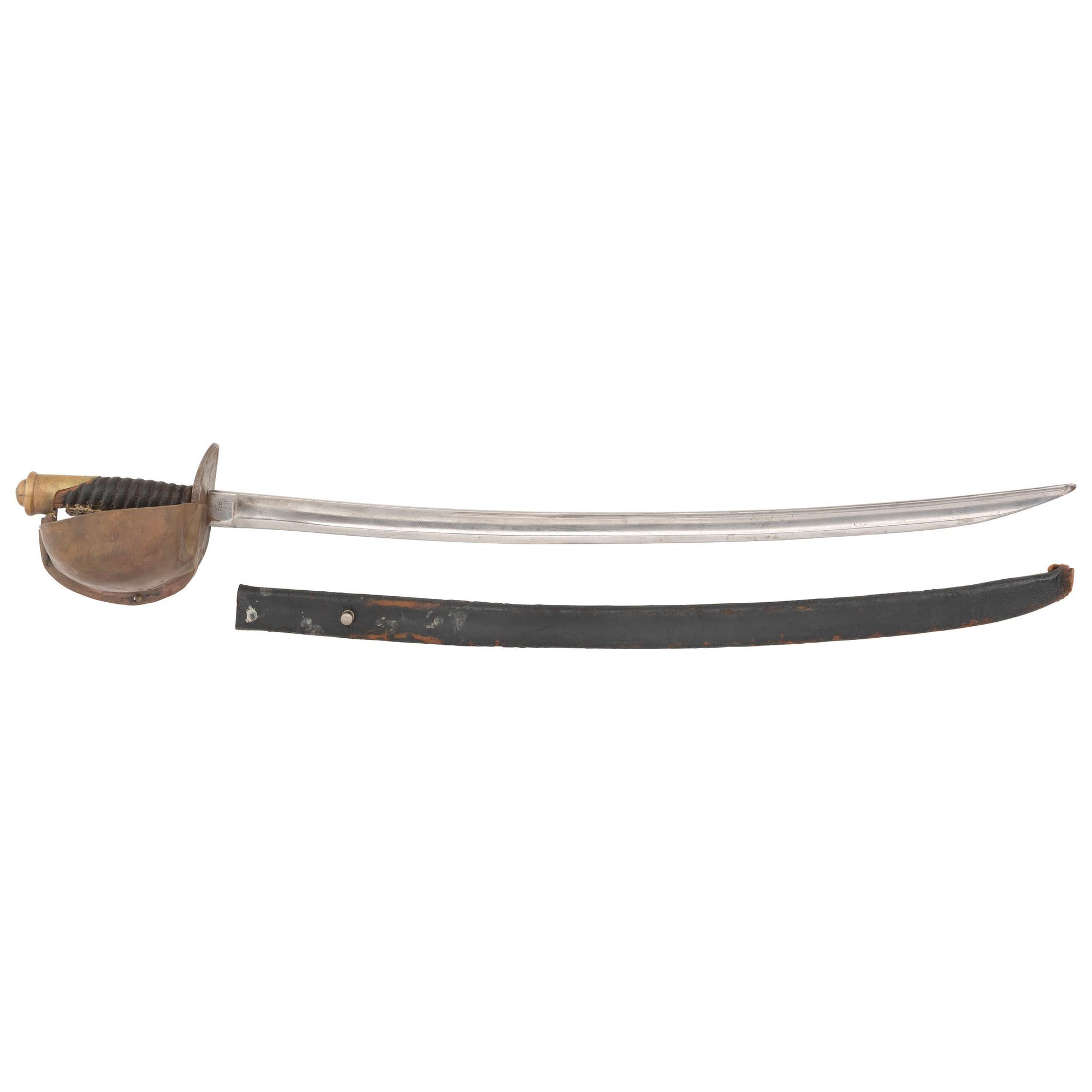 Composite US Model 1860 Style Naval Cutlass made from an 1860 Cavalry Saber