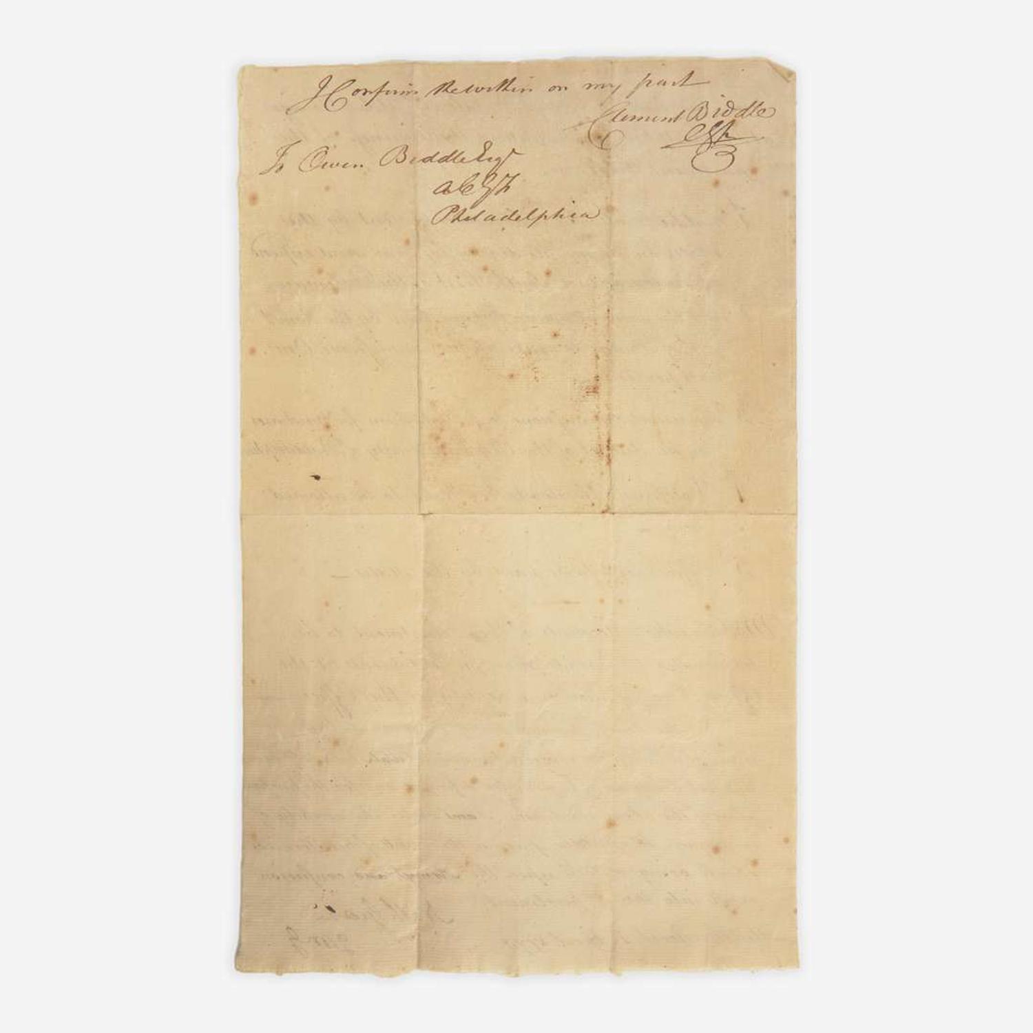 [American Revolution] Greene, Nathanael Manuscript Document, signed