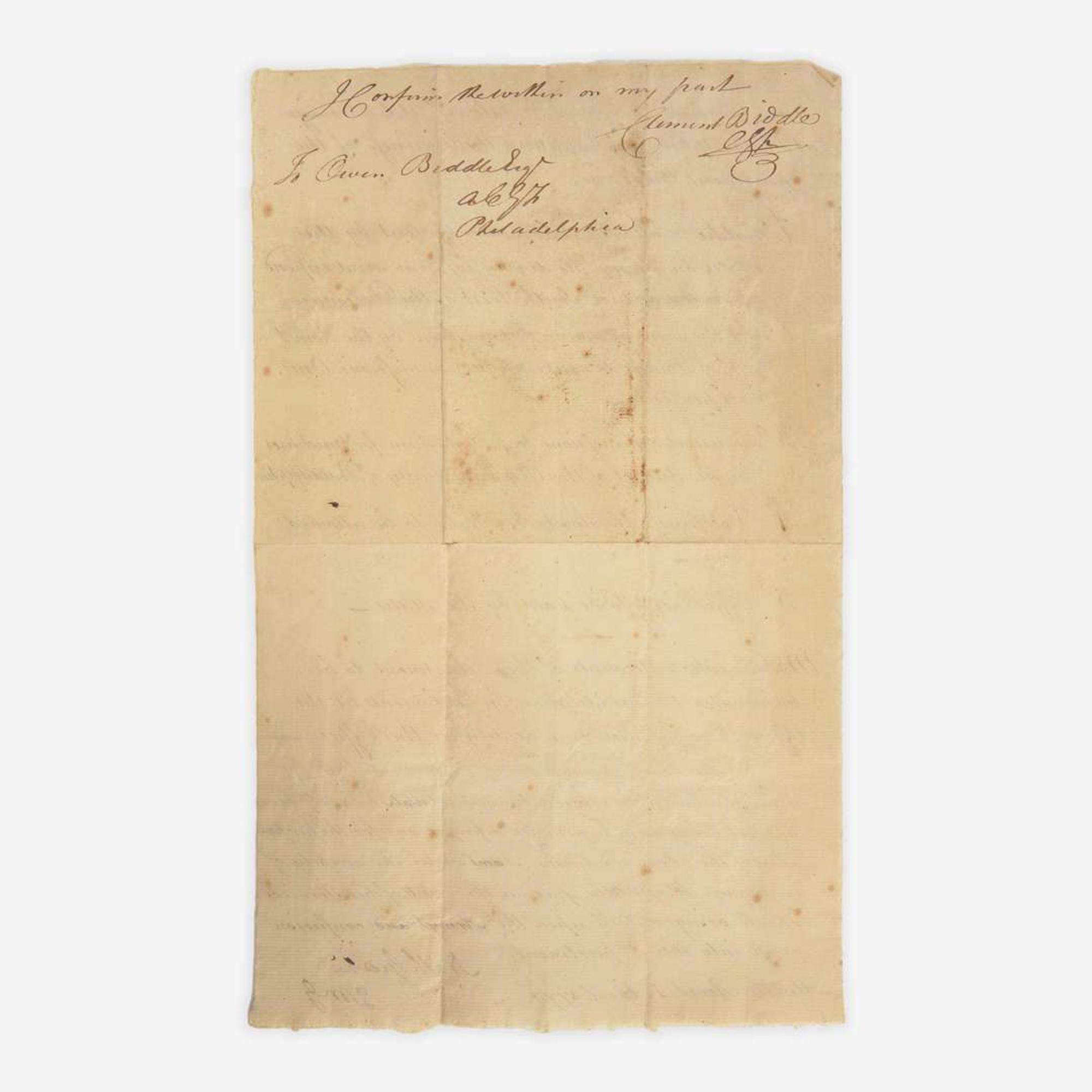 [American Revolution] Greene, Nathanael Manuscript Document, signed