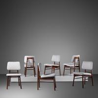 Set of Six Dining Chairs, c. 1952 Glenn of California Sweden / USA