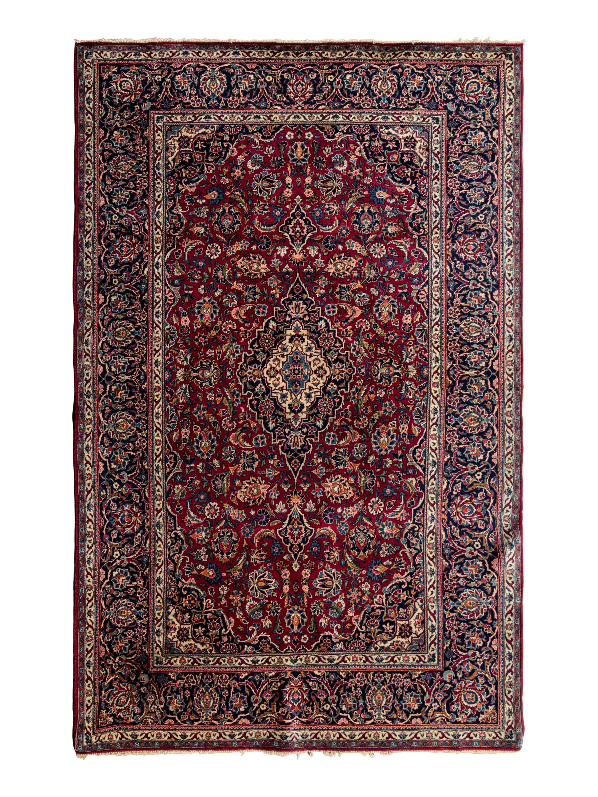 A Kashan Wool Rug