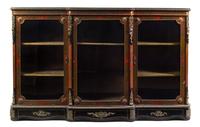 A Napoleon III Gilt Bronze Mounted Boulle Marquetry Meuble d'Appui Height 44 1/2 x width 72 x depth 16 inches. — 19TH CENTURY