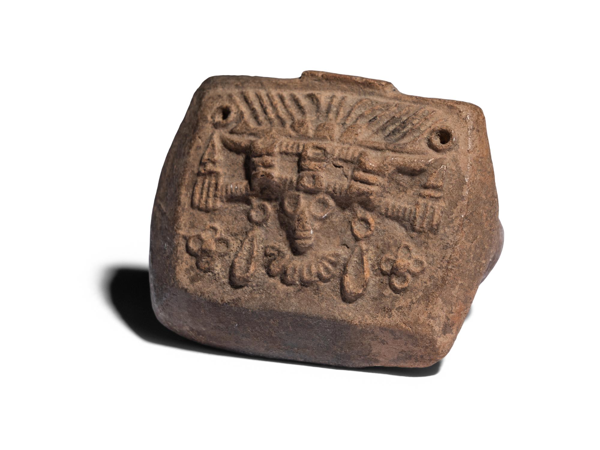 A Teotihuacan Terracotta Stamp
