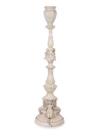 A Continental Carved Marble Jardinière or Torchère