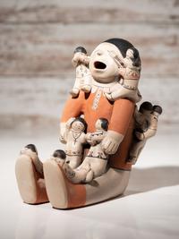 Pottery Storyteller, with Eleven Children