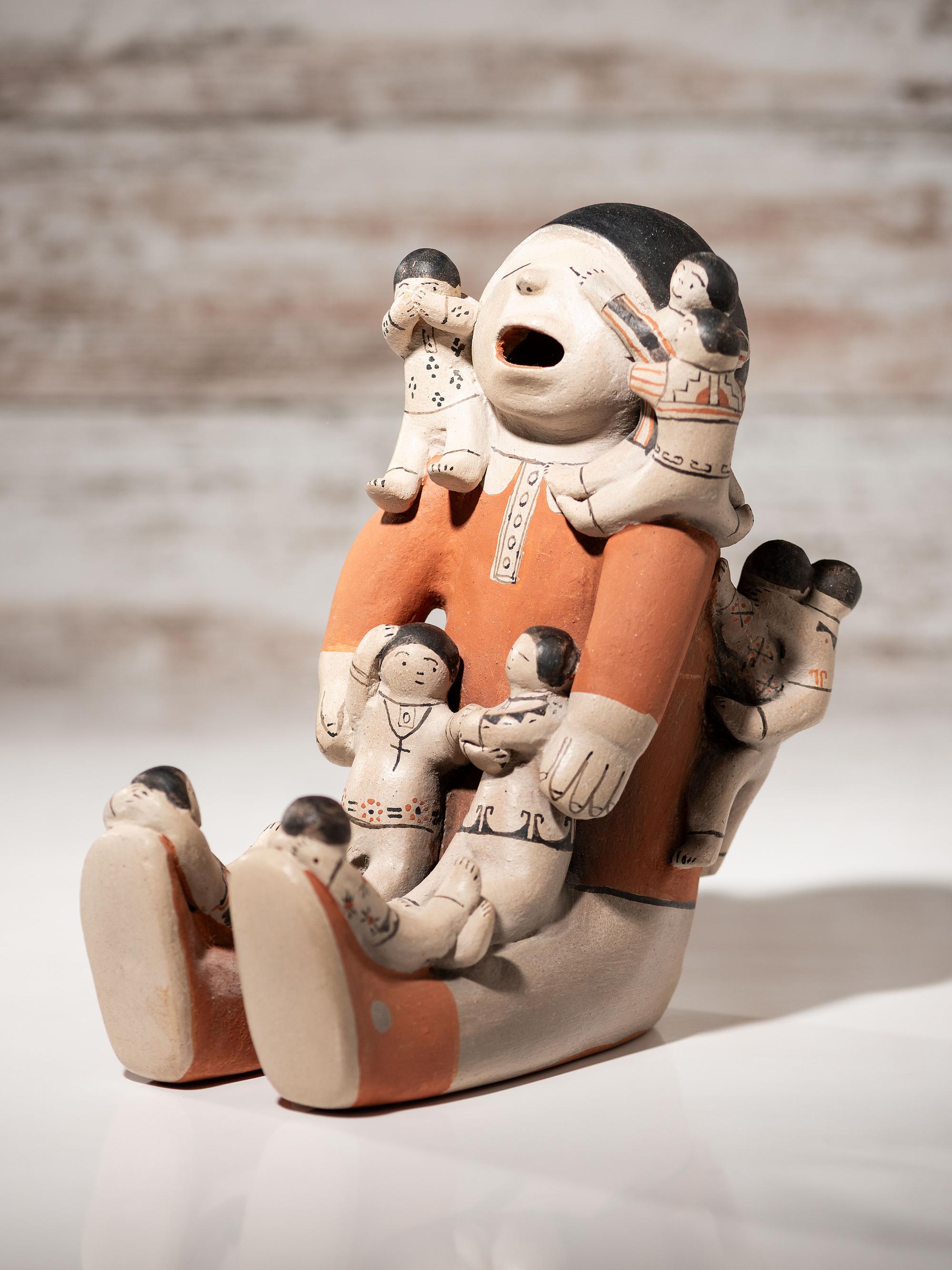 Pottery Storyteller, with Eleven Children
