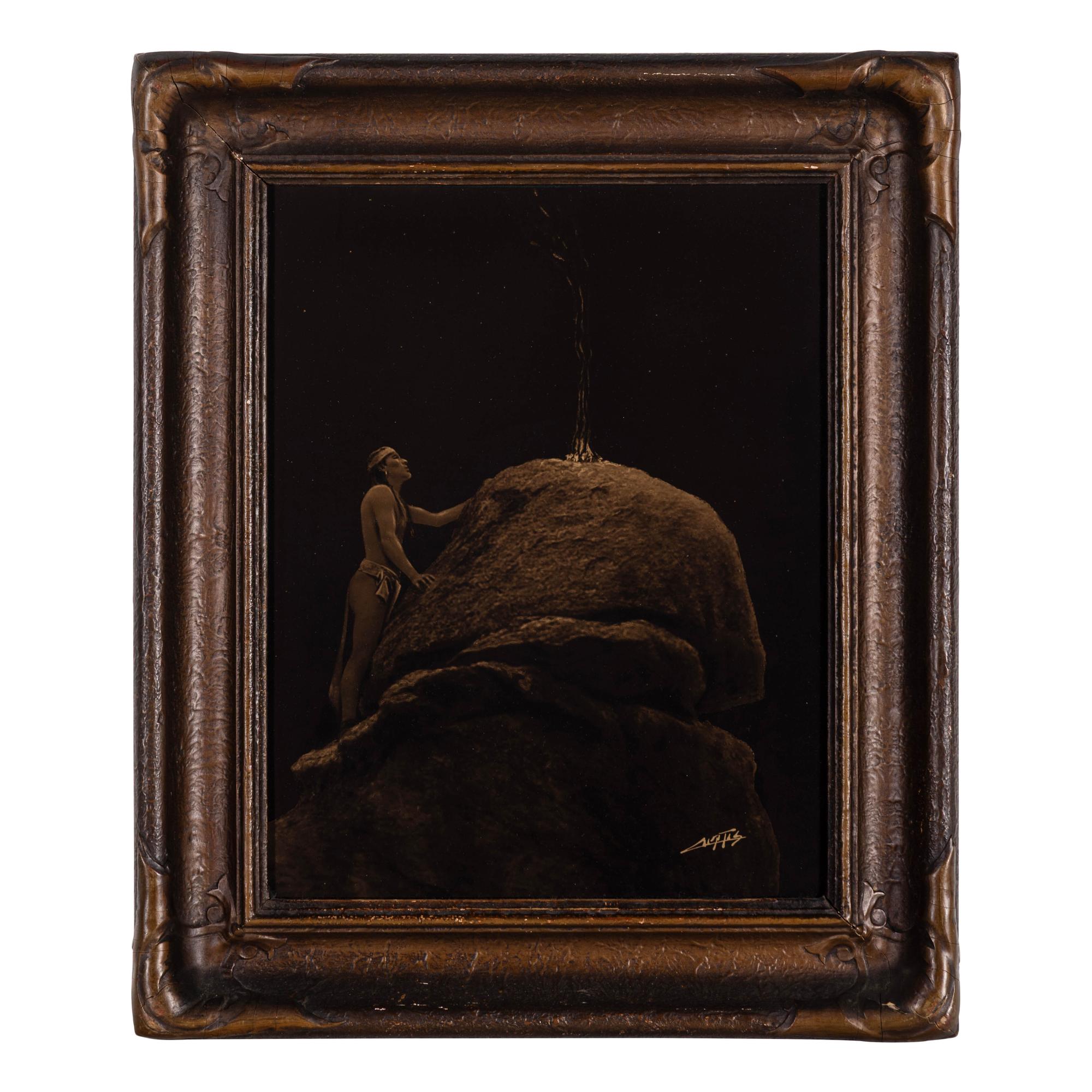Edward S. Curtis (American, 1868-1952) — Signal Fire to the Mountain Gods