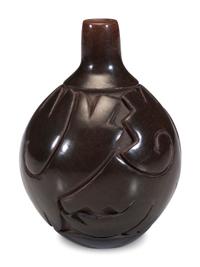 Sgraffito Blackware Jar