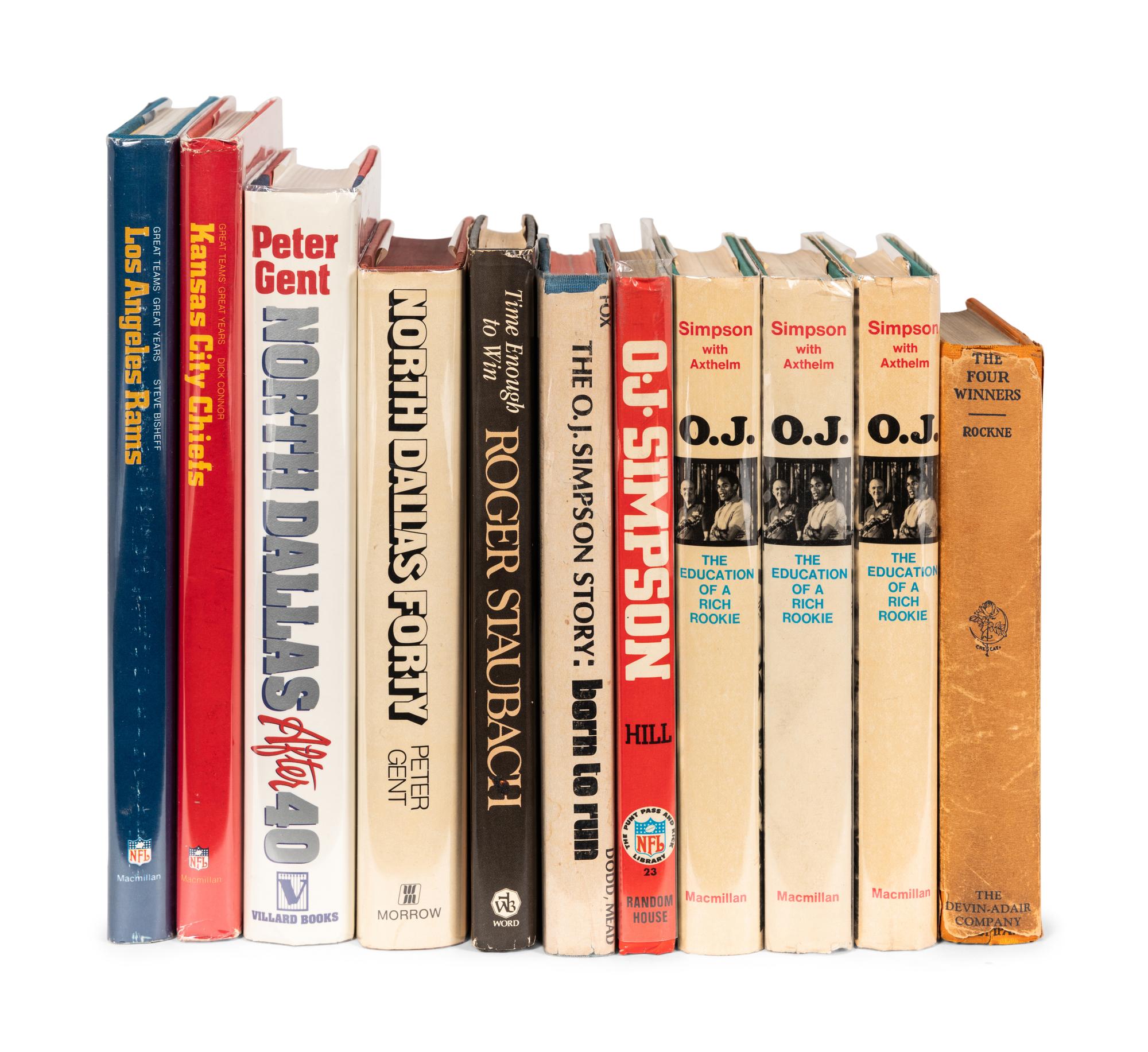 A Group of 11 Books on Football Including Signed Autograph Editions,