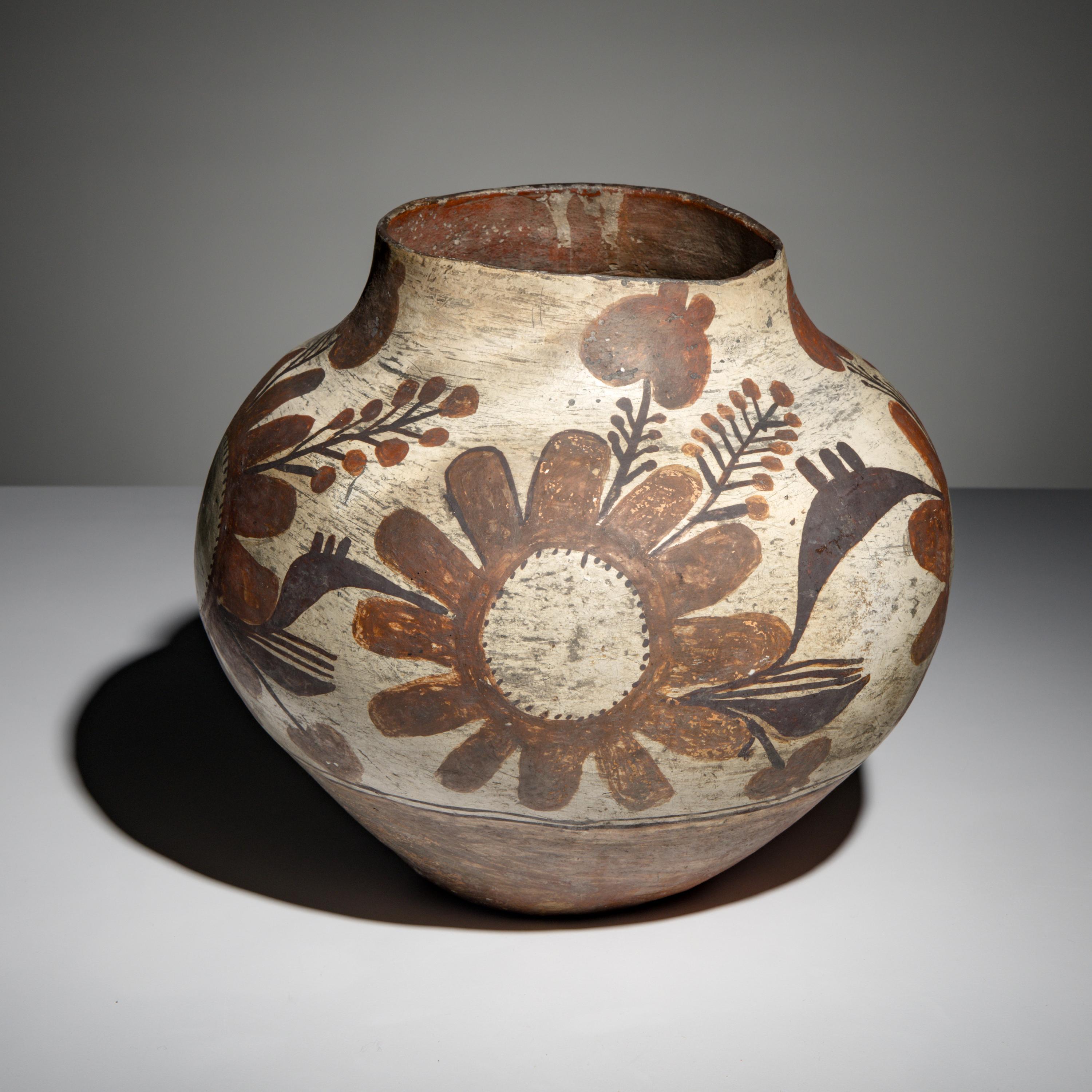 Zia Polychrome Pottery Olla
