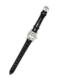 A Stainless Steel and Diamond Ref.8245-23 "Happy Sport" Wristwatch, Chopard, 17.50 dwts.