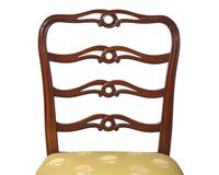 A Chippendale Style Mahogany Ribbon-Back Side Chair