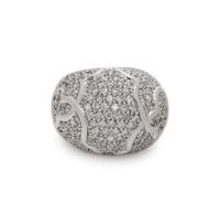 SONIA B., DIAMOND BOMBE RING