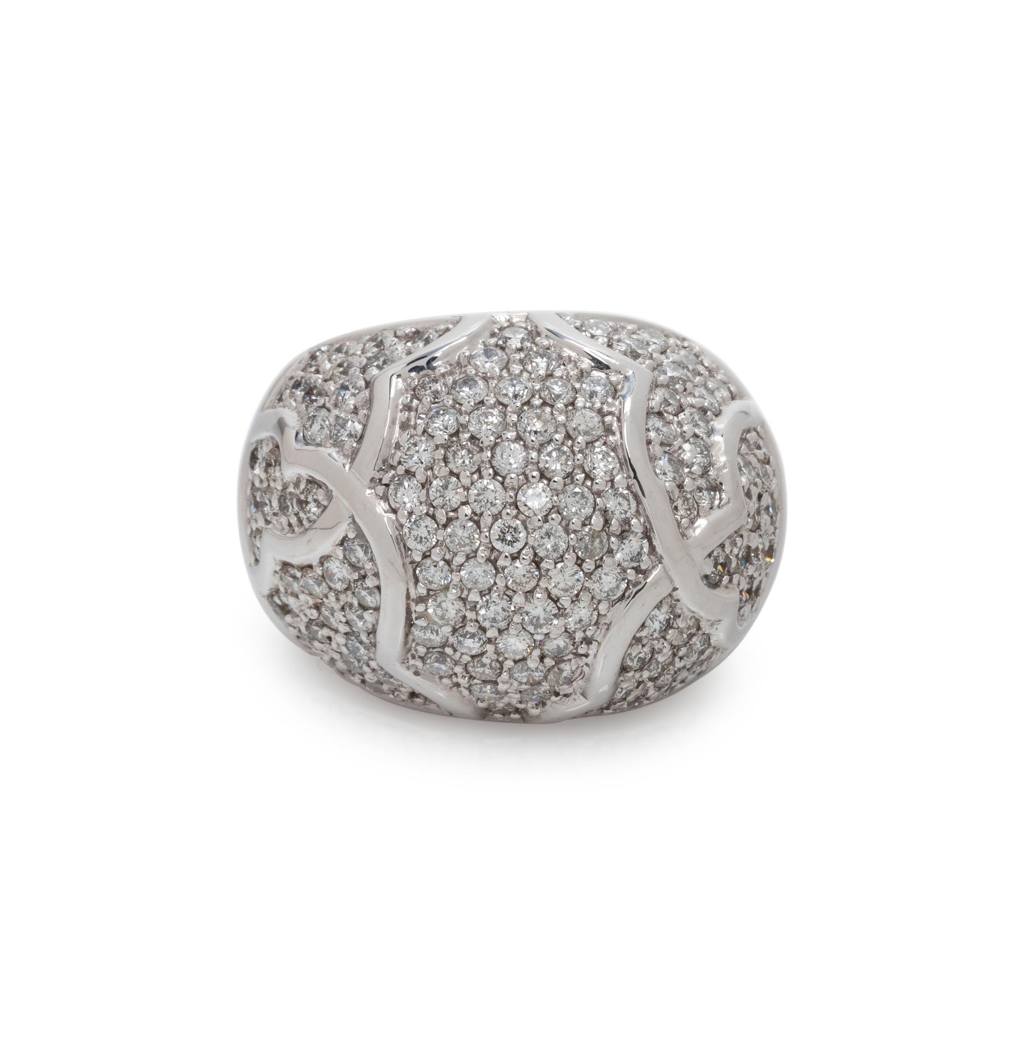 SONIA B., DIAMOND BOMBE RING