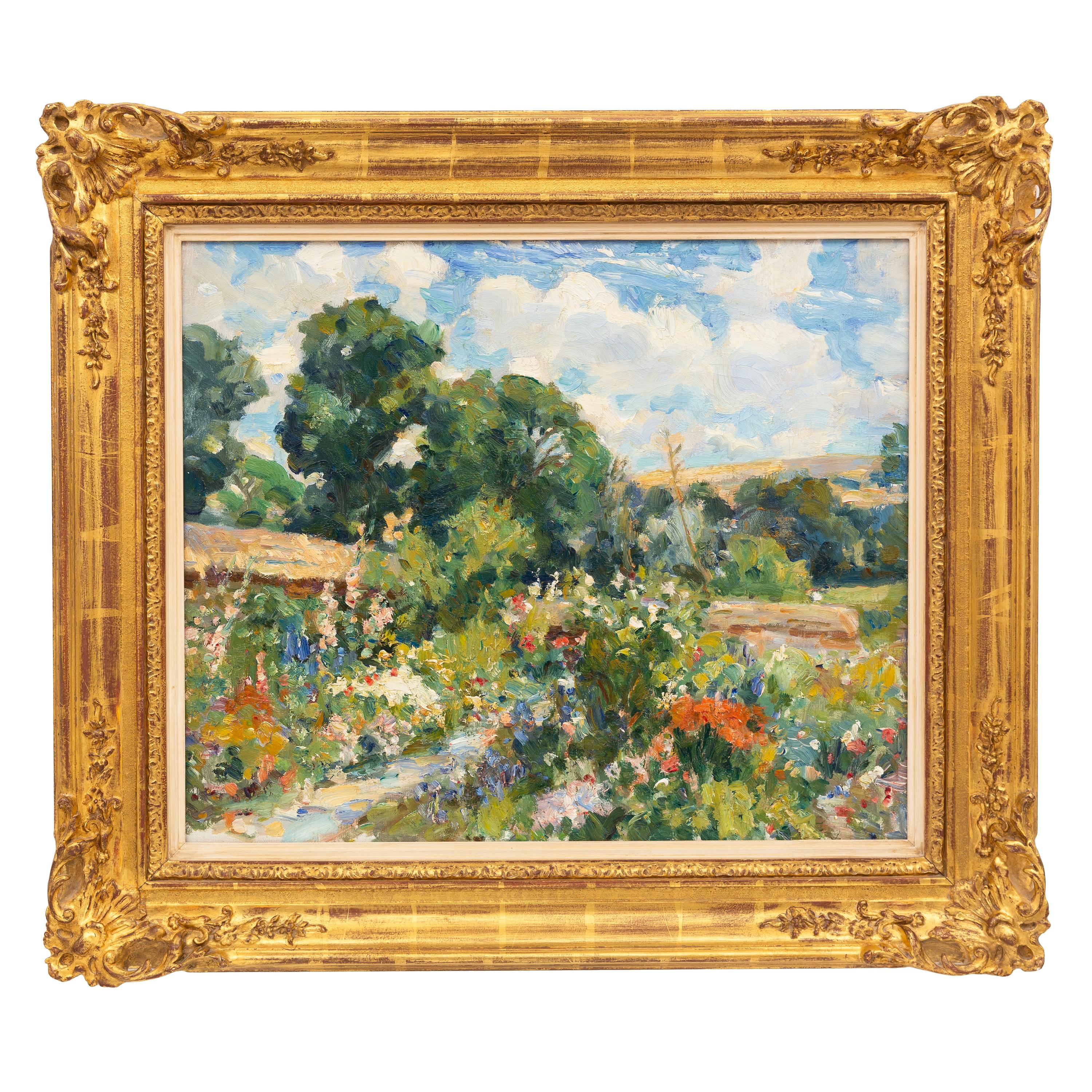 Wilfred Gabriel de Glehn (British, 1870-1951) — Summer Borders , c. 1944