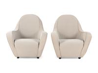 A Pair of Contemporary Lounge Chairs