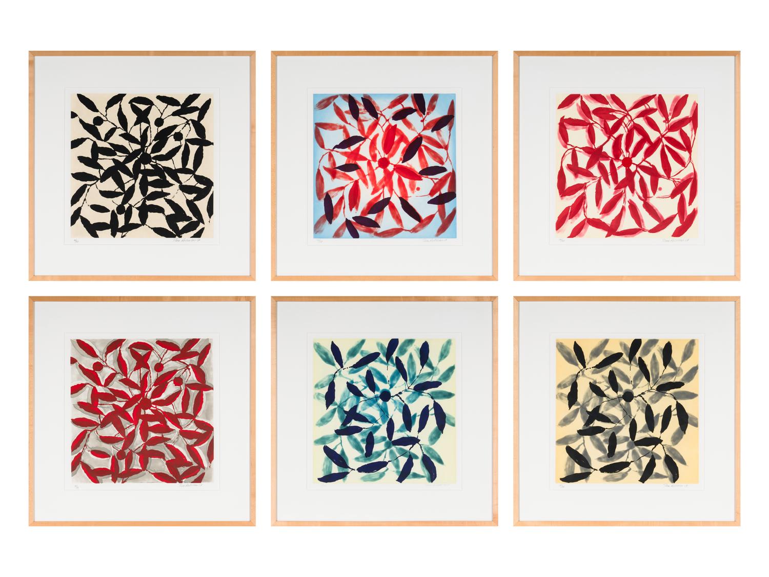 A Group of Six Works, 2007 Including Beginners , Beginner and Others , Bonfire , Silver Bonfire , Swinging Blue Door , and Swinging Door .