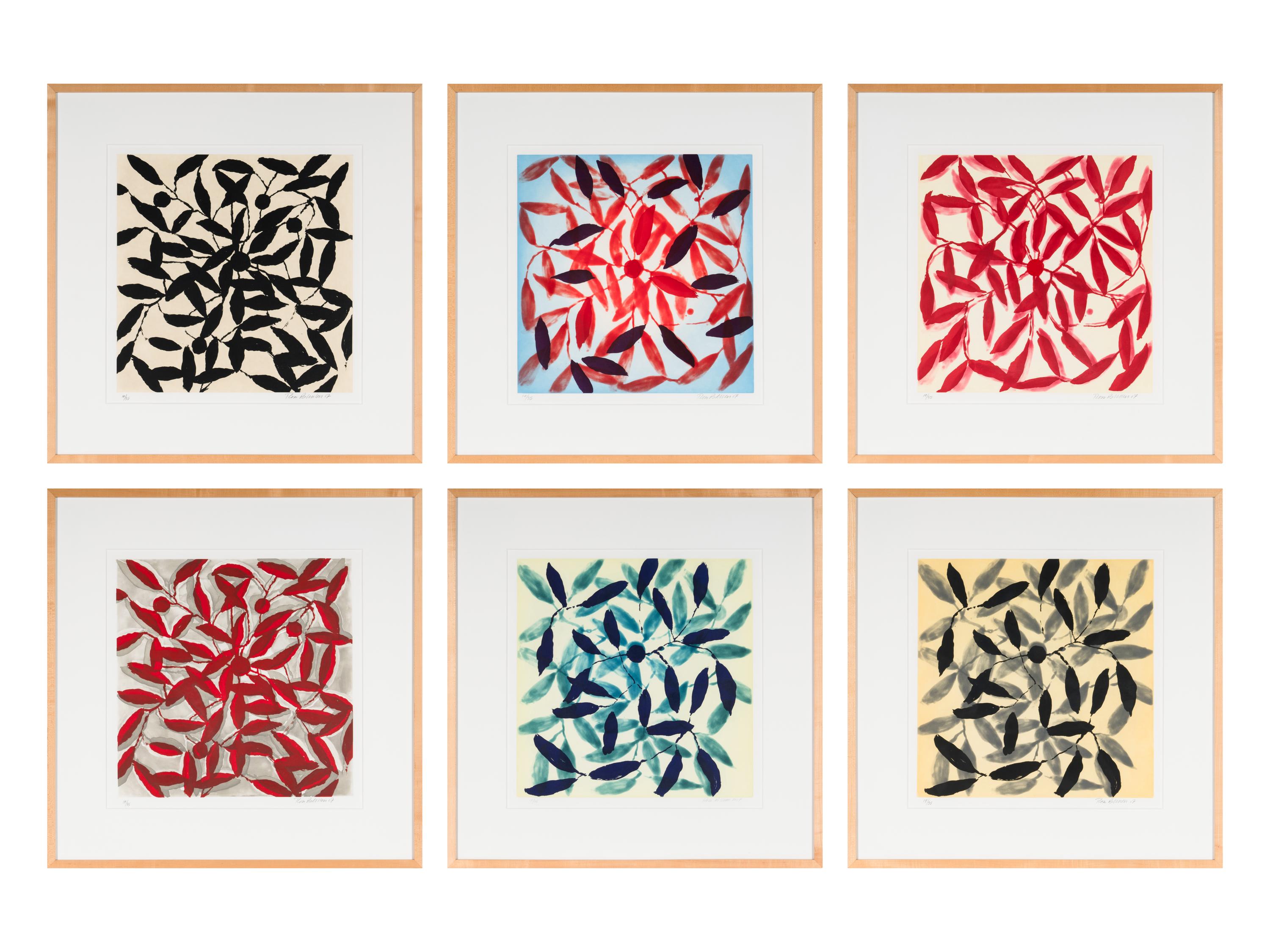 A Group of Six Works, 2007 Including Beginners , Beginner and Others , Bonfire , Silver Bonfire , Swinging Blue Door , and Swinging Door .