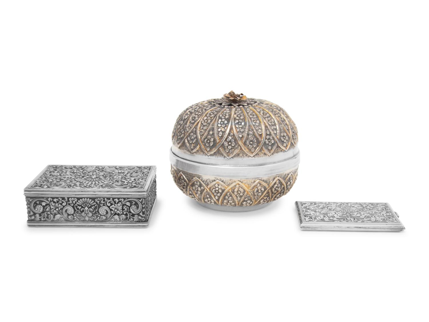 A Collection of Three Continental Silver Articles