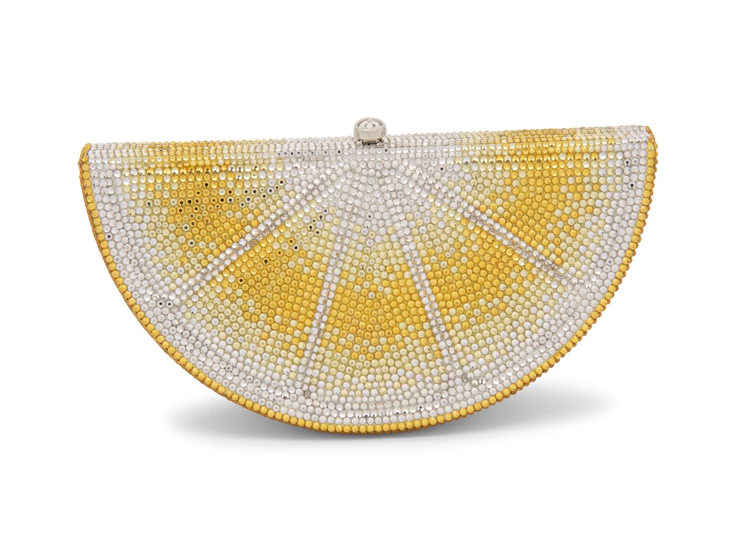 Judith Leiber Lemon Slice Minaudière