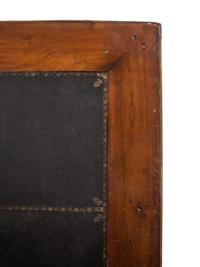 A Louis XVI Style Brass Mounted Walnut Bureau Plat
