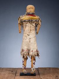 Cheyenne Doll, with Painted Dress