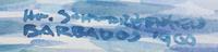 Artist Unknown (20th century) Barbados Dock Scene, 1960…