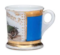 A Chauffeur's Porcelain Occupational Shaving Mug
