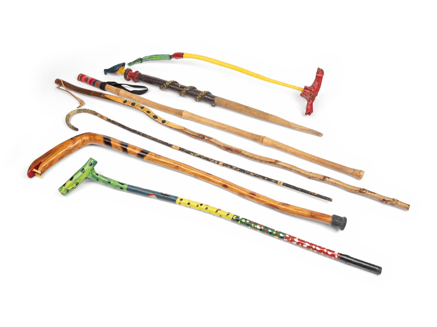 Seven Walking Sticks c. 1991
