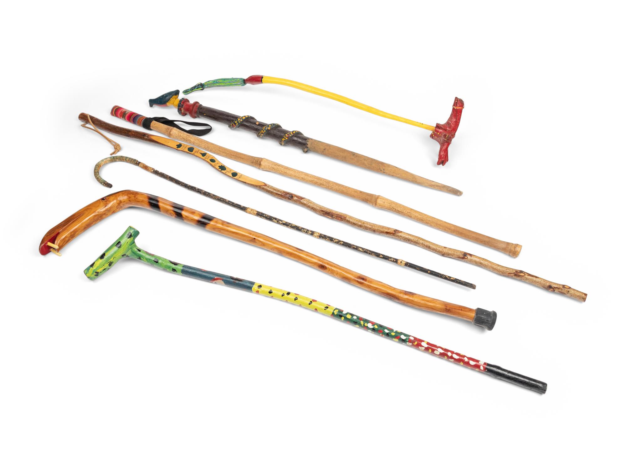 Seven Walking Sticks c. 1991