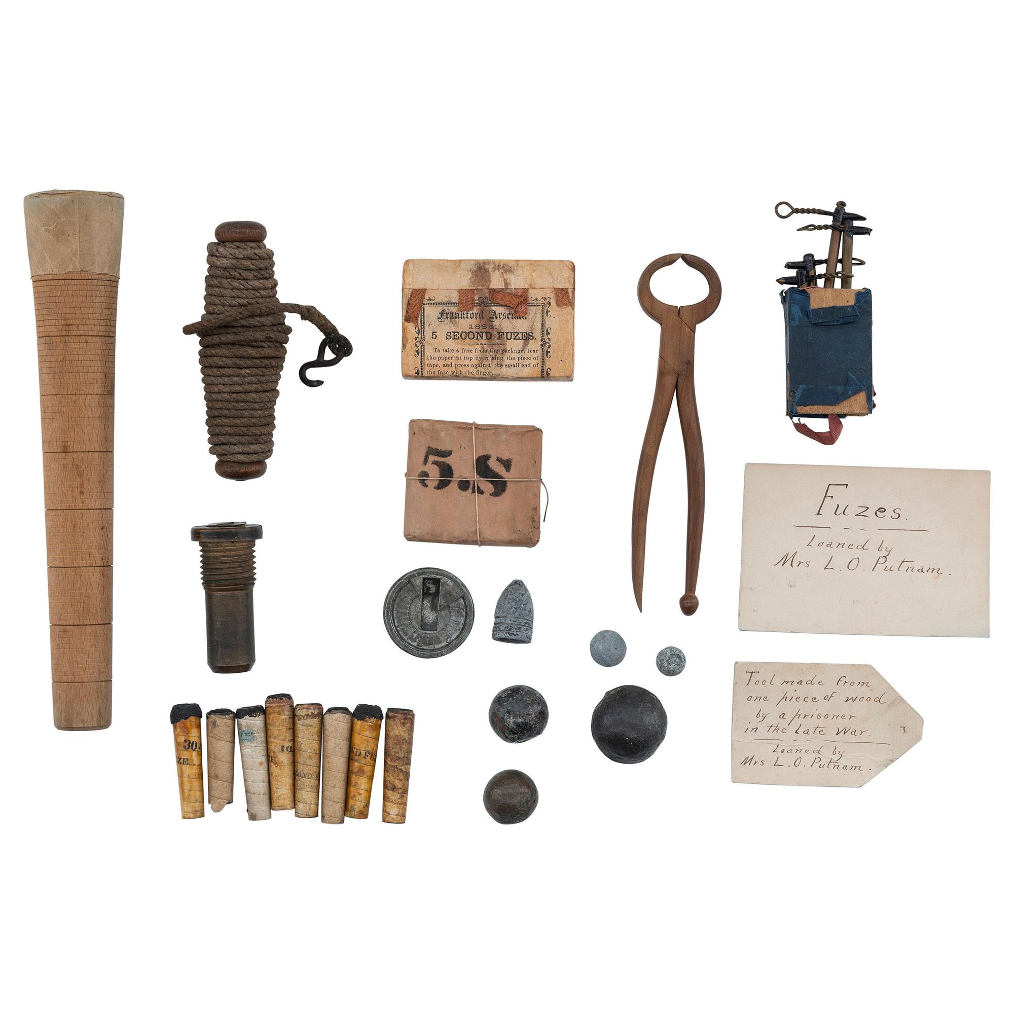 Civil War Military Archive of Major Frederick M. Edgell and the 1st New Hampshire Battery Including: Tiffany & Co. M1850 Presentation Sword in Case with 80 Original Documents, Letters, CDVs, and Accessories